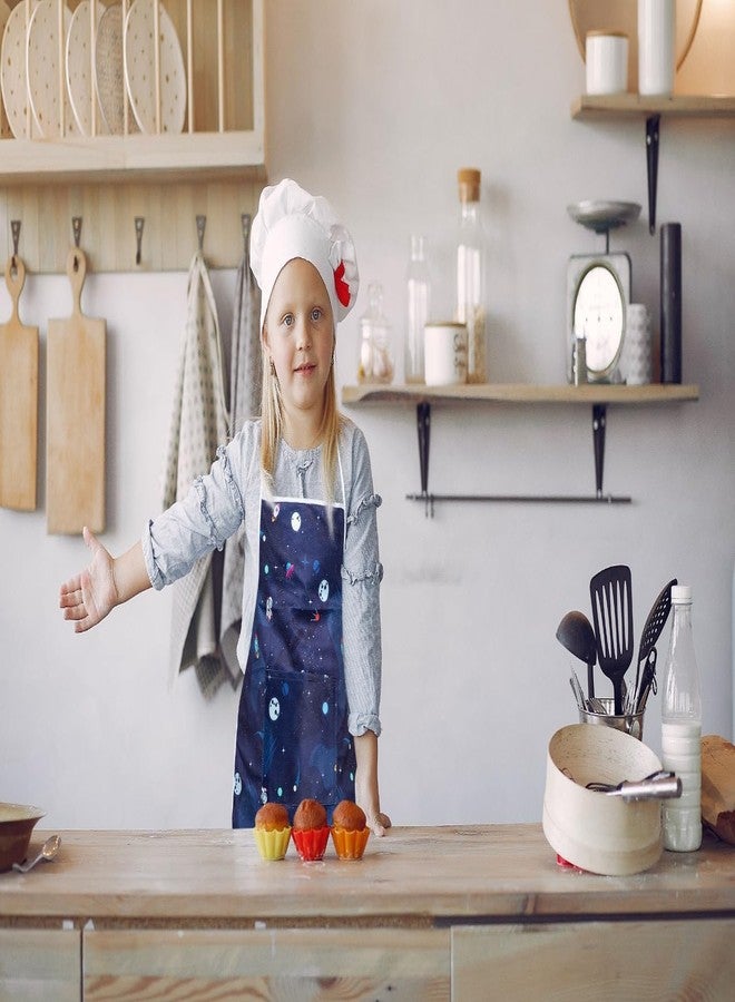 AAZEEM مآزر عازيم بجيوب للأطفال | بنات | أولاد | مئزر للرسم | الطبخ | الخبز | الحرف اليدوية | البستنة الفنية | قابل للتعديل | عبوة من قطعة واحدة - Image 1